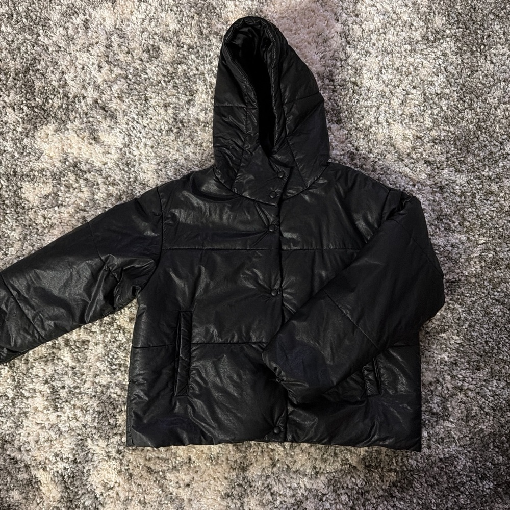 Boohoo Charcoal Quilted Jacket